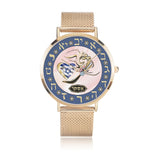 Israel Flag Torch Pink Watch By BenJoy