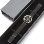 Rose Lining Silver Star Of David Floral Watch By BenJoy