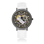 Double Heart Star Of David Chai Floral Watch By BenJoy