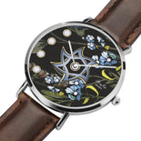 Blue Flowers Star Of David Watch By BenJoy