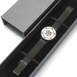 Purple Star Of David Floral Lining Watch By BenJoy