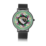 Judaica Chai Flower Heart Watch By BenJoy