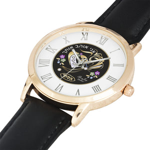 Judaic Gold Heart Original Design Watch By BenJoy