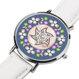 Silver Star Of David Blue And Pink Watch By BenJoy