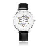 Silver And Gold Simple Star Of David Watch By BenJoy