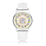 Gold Lining Ten Commandments Pink Floral Watch By BenJoy