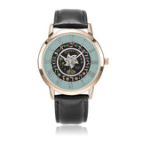 Judaic Star Of David Black And Gold Watch By BenJoy