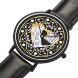 Double Heart Ten Commandments Floral Watch By BenJoy