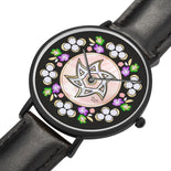 Silver Star Of David Pink And Black Watch By BenJoy