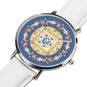 Purple And Gold Floral Lining Watch By BenJoy