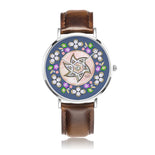 Silver Star Of David Blue And Pink Watch By BenJoy