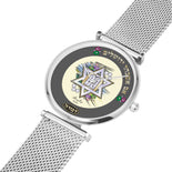 White Star Of David Ray Of Colors Ten Commandments Watch By BenJoy