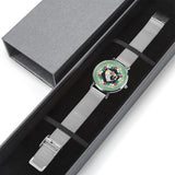 Judaica Chai Flower Heart Watch By BenJoy