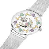 Personalized Star Of David Torch Floral Watch By BenJoy