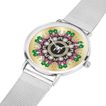 Festive Floral Chai Gold Watch By BenJoy