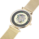 White Star Of David Ray Of Colors Ten Commandments Watch By BenJoy